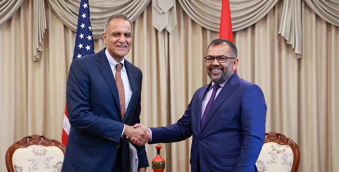 Foreign Minister Zameer meets with Deputy Secretary of State of the United States, Richard Verma