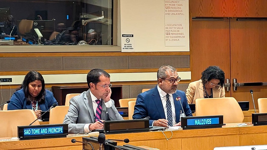 The Maldives hosts side event on digital transformation with at the 80th Session of the United Nations General Assembly