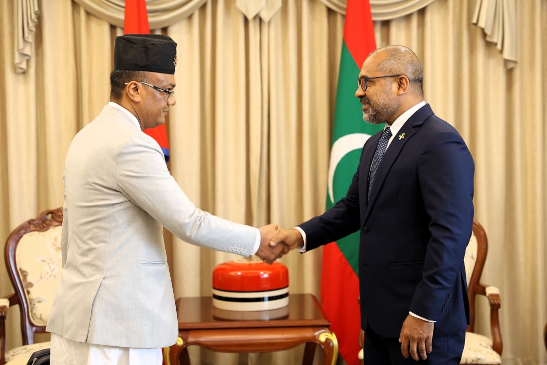 Ambassador of Nepal to the Maldives calls on the Minister of Foreign Affairs