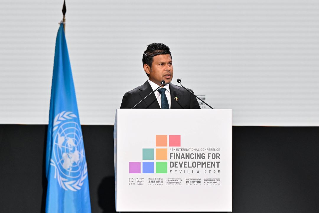The Vice President delivers plenary statement at the Fourth International Conference on Financing for Development