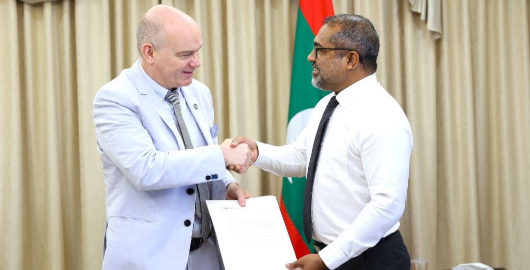 UNODC Regional Representative for South Asia presents Letter of Appointment to Minister of Foreign Affairs