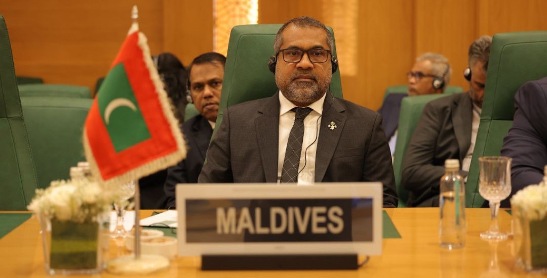 Foreign Minister Dr. Khaleel Reaffirms Maldives’ Support for Palestine at Extraordinary Open-Ended Meeting of the OIC Executive Committee