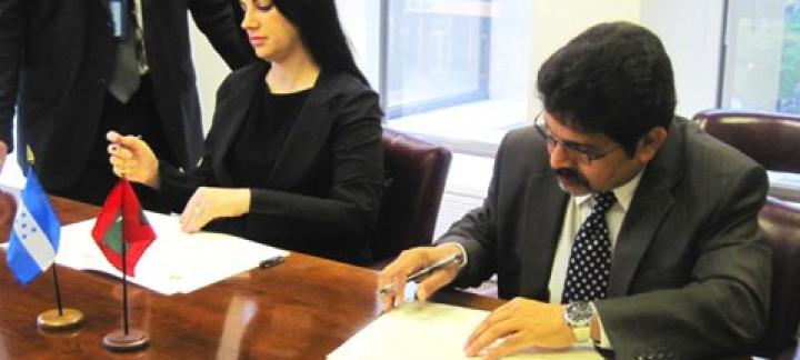The Maldives Establishes Diplomatic Relations with Honduras