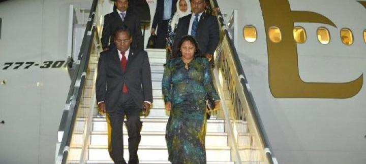 President Waheed concluded the State visit to Sri Lanka