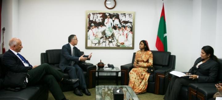 British High Commissioner and German Ambassador pays a courtesy call on State Minister