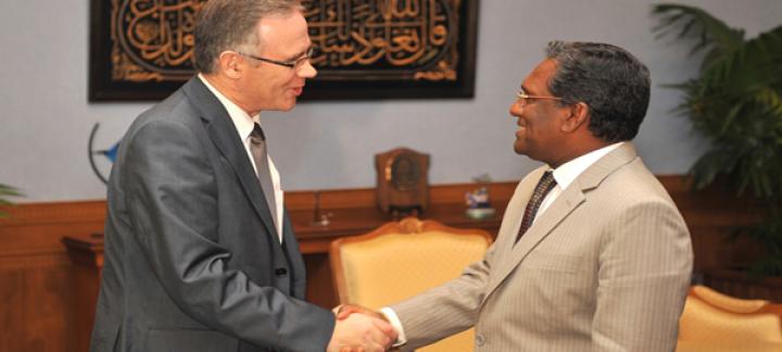 British High Commissioner pays courtesy call on President Waheed