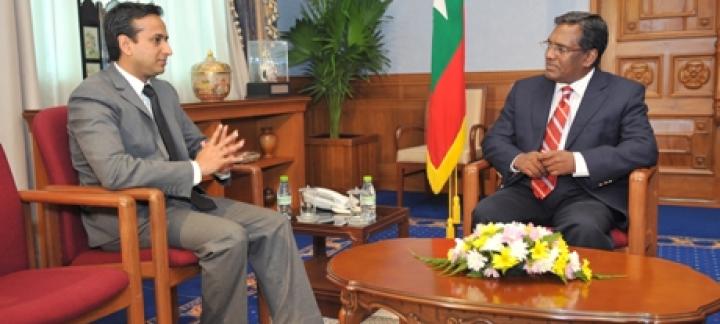 Honorary Consul of the Maldives to Nepal pays courtesy call on President Waheed