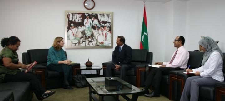 US Deputy Head of Mission paid a call on the New Foreign Minister