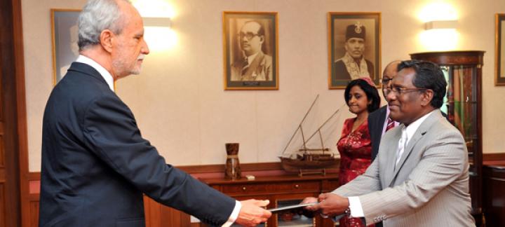 New Brazilian Ambassador presents credentials to the President