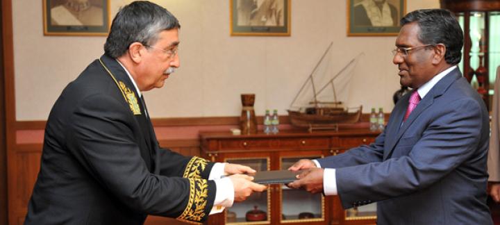 New Russian Ambassador Presents Credentials to the President