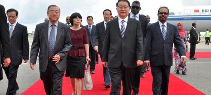 Member of the Politburo Standing Committee of CPC arrives in Maldives