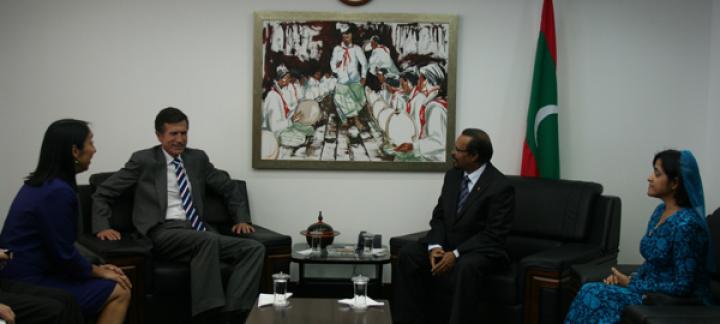 "US assures continued support for strengthening democracy in the Maldives"