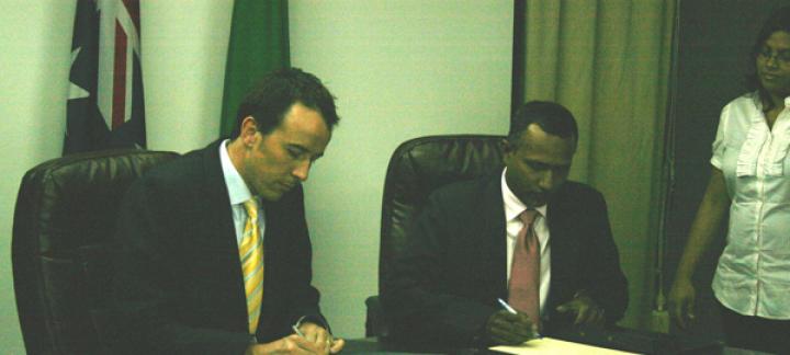 Maldives and Australia signs a MoU on Education