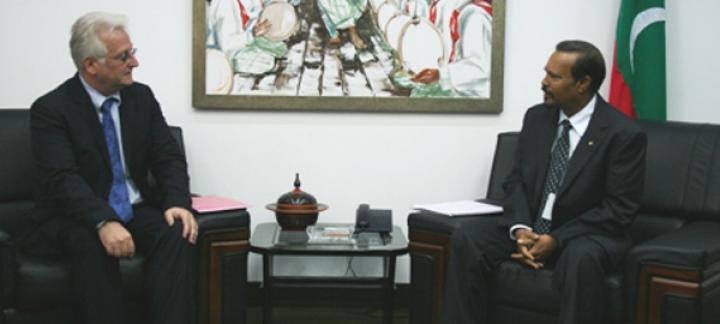 EU Ambassador pays a courtesy call on the Minister