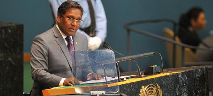 President calls International Community to Cooperate Maldives