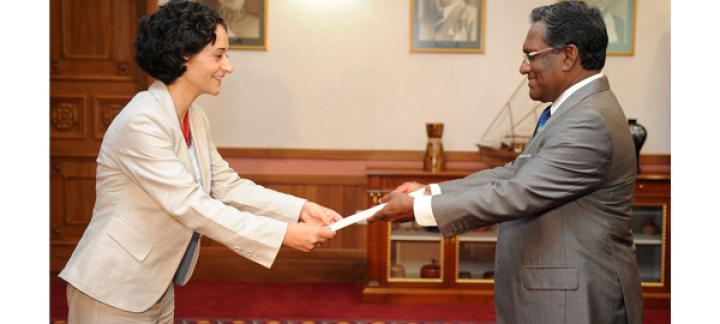 New Cypriot Ambassador Presents Credentials to the President