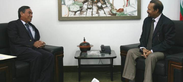 Ambassador of Myanmar Calls on the Minister