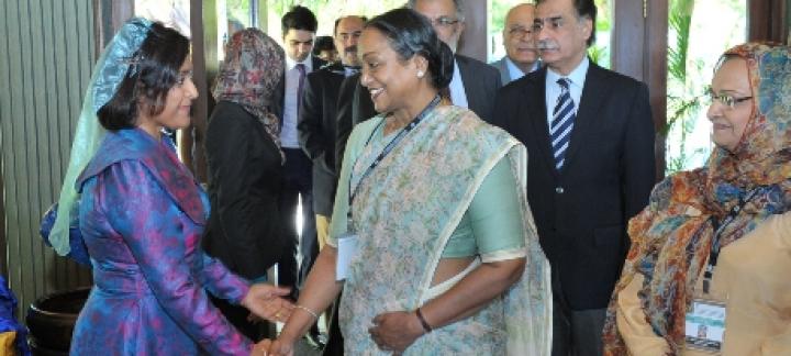 Minister of Foreign Affairs, H.E. Ms. Dunya Maumoon hosts lunch in honour of delegates of 7th Conference of the SAARC Speakers and Parliamentarians