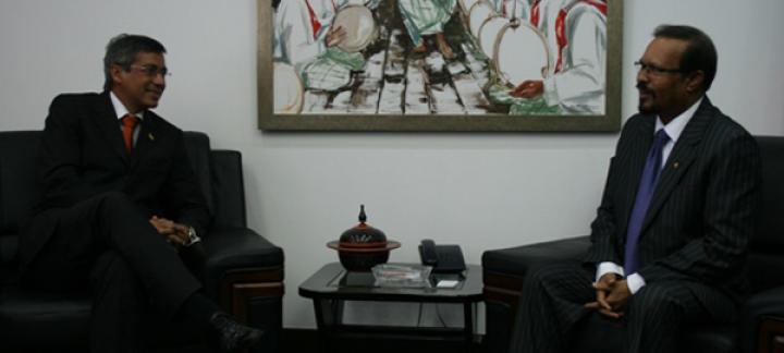 Vice Prime Minister and Minister of Finance and Economic Development of Mauritius meets with Foreign Minister