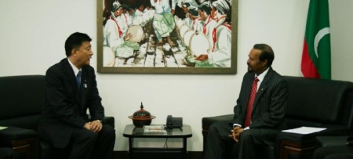 Minister for Internal Affairs and Communications of Japan calls on the Minister of Foreign Affairs