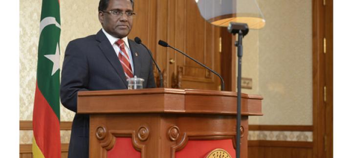President Waheed Condemns Efforts to stop former President Nasheed from Running for President of Maldives