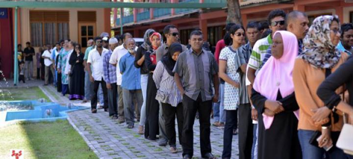 More than 50% have already voted in the Maldives election