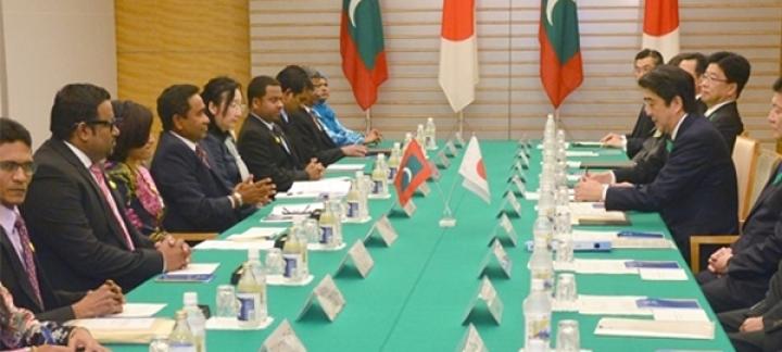"Japanese assistance to the Maldives and contributions to national &lrm;&lrm;development spans the length and breadth of the archipelago&lrm;" - &lrm;President Yameen