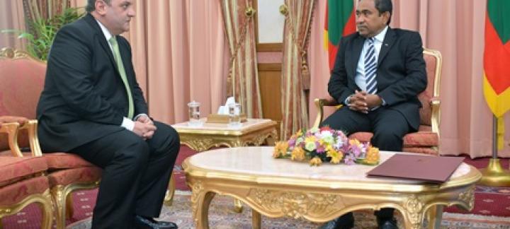 New Ambassador of the Arab Republic of Egypt Presents Credentials to the President