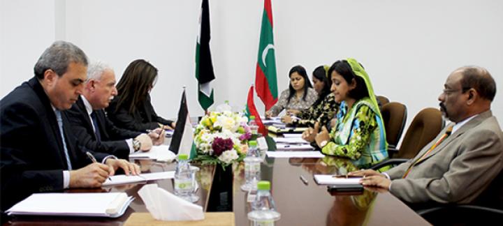 Maldives andthe State of Palestine holds official talks today