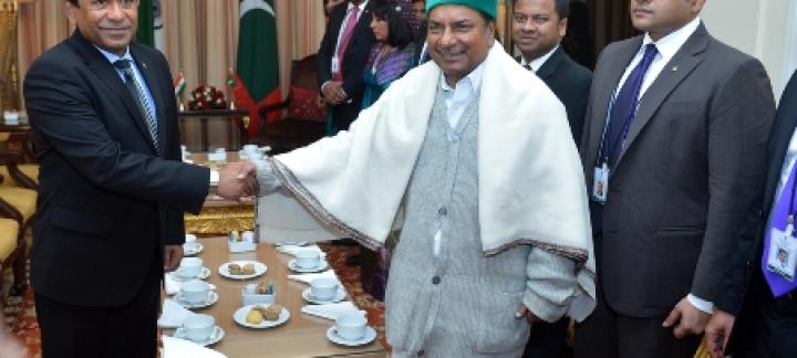 Senior Indian Officials call on the President