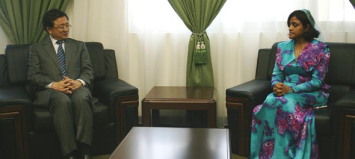 Vice Foreign Minister of the People's Republic of China calls on the Foreign Minister