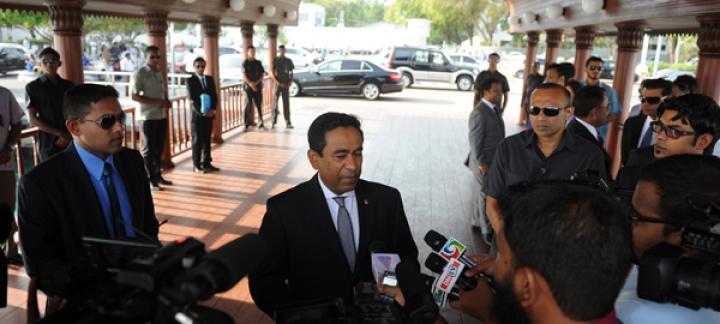 President Yameen and First Lady depart on a State Visit to Sri Lanka