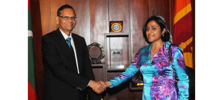 Foreign Ministers of Sri Lanka and the Maldives have Bilateral Discussions