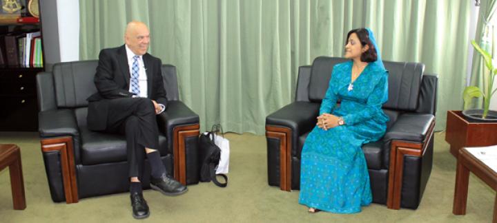 New Finnish Ambassador calls on the Foreign Minister