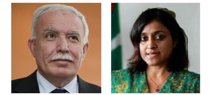 Foreign Minister Dunya sends congratulatory message to Foreign Minister of Palestine