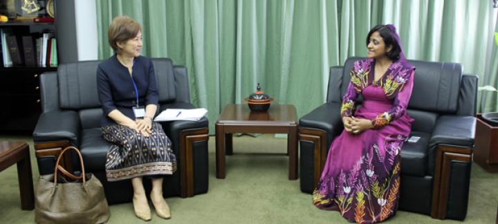 Regional Director of United Nations Population Fund calls on the Minister of Foreign Affairs