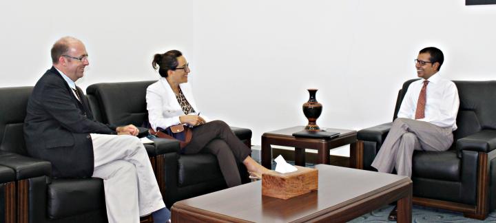 OHCHR team calls on Foreign Secretary