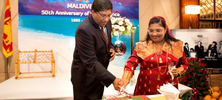 Maldives High Commission in Sri Lanka Celebrates the Golden Jubilee of Independence of the Maldives