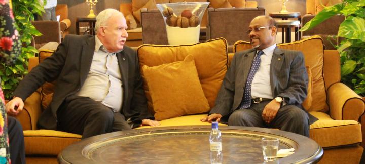 Palestinian Special Envoy & FM Arrives for Jubilee Celebrations