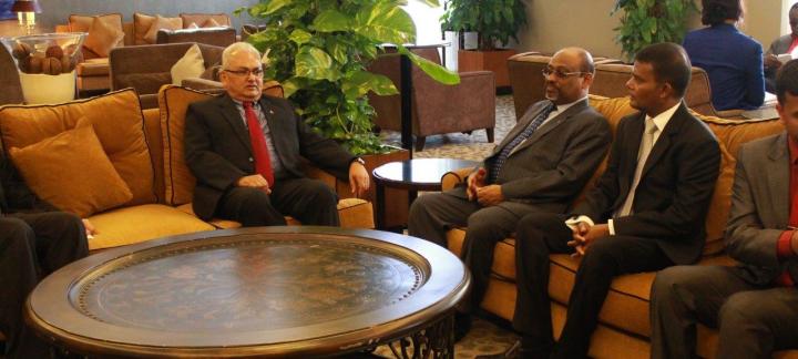 Nepalese Foreign Minister arrives for Golden Jubilee celebrations