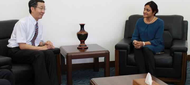 Special Envoy of China call on Minister of Foreign Affairs