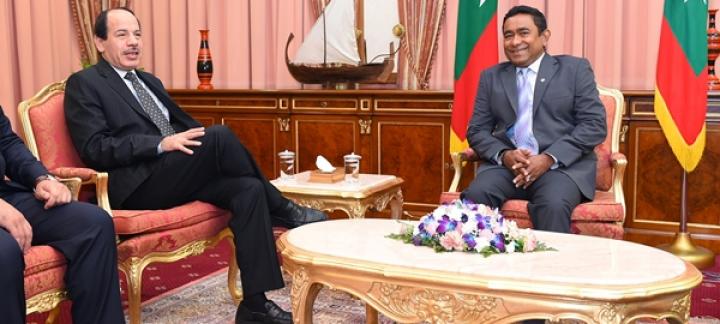 Saudi Arabian Ambassador pays farewell call on the President