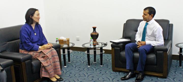 Bhutan Ambassador pays farewell call on the Foreign Secretary