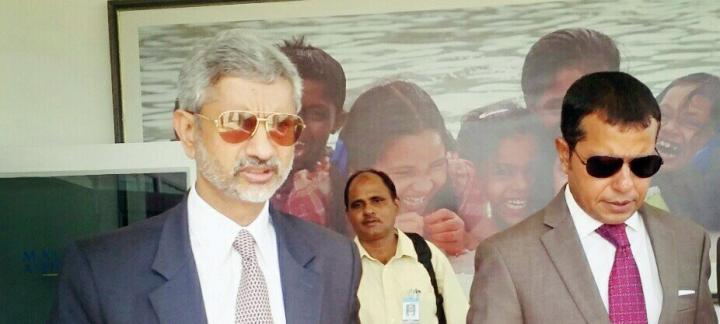 Foreign Secretary of India, H.E. Dr. Subrahmanyam Jaishankar departs from Maldives
