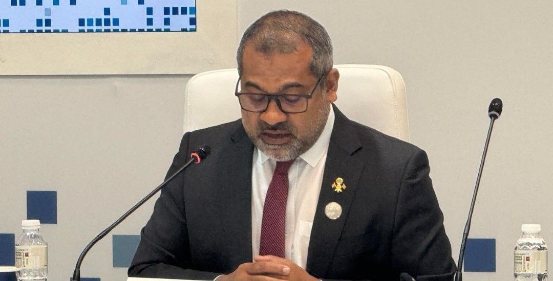 ދޯހާ ފޯރަމް 2025 ގެ ހައި ލެވެލް މިނިސްޓީރިއަލް ރައުންޑް ޓޭބަލްގައި ޚާރިޖީ ވަޒީރު ޑރ.ޢަބްދުالله ޚަލީލް، ބައިވެރިވެވަޑައިގެންފި