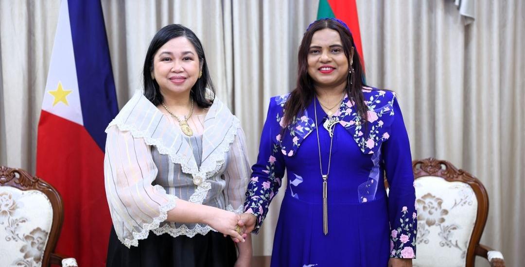 Newly appointed Ambassador of the Philippines to the Maldives calls on the Minister of Foreign Affairs 
